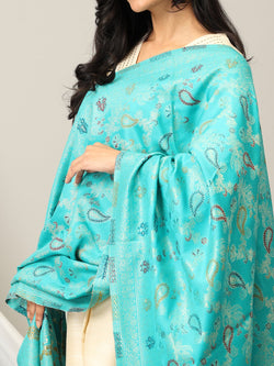 Onesize Seafoam Snuggle Acrylic Woolen Stole - Winter Stoles