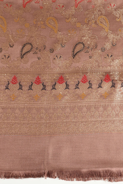 Onesize Truffle Warmth Acrylic Woolen Stole - Winter Stoles