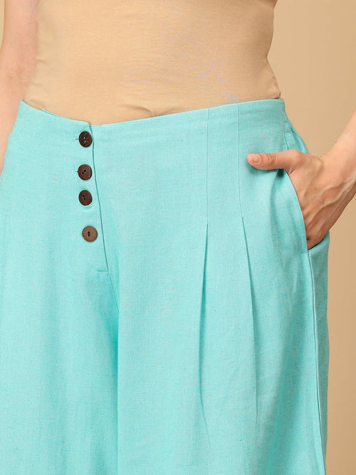 S Aqua About It Embroidered Women's Co ord Set - Women's Co - ord Set