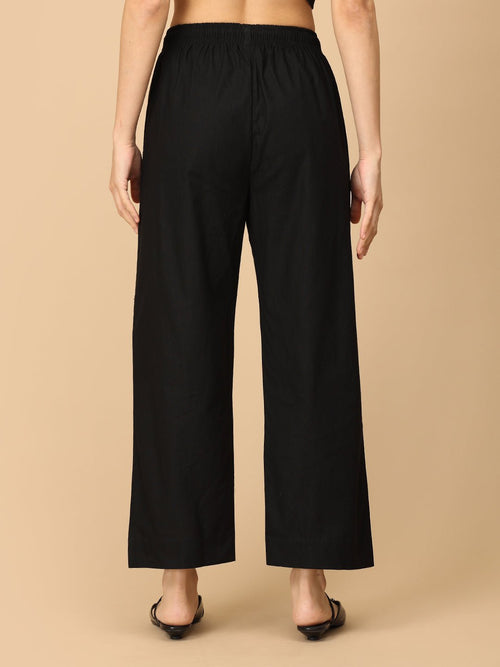 Black Back in Blackloom Women's Handloom Co-ord Set - Women's Co-ord Set