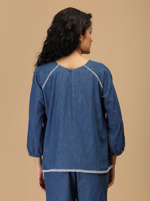 Blue Bleu Essence Women's Top - Women's Tops