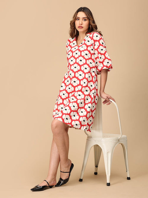 Multi Bloom Babe Women's Dress - Women's Dress