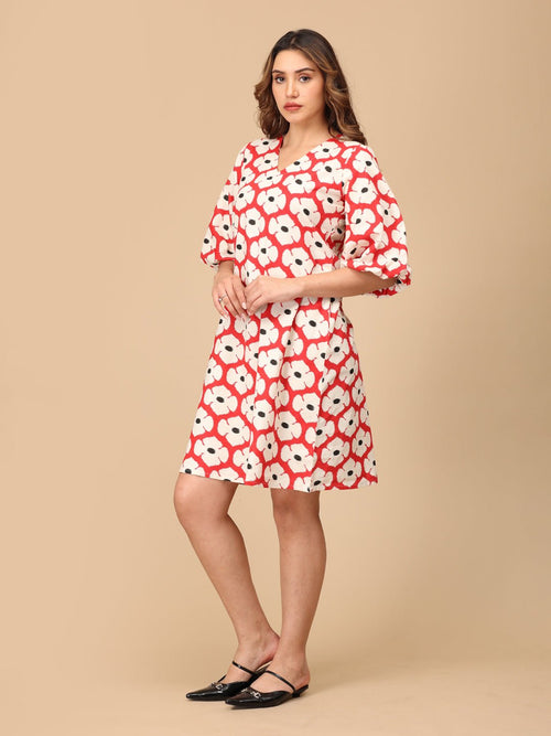 Multi Bloom Babe Women's Dress - Women's Dress