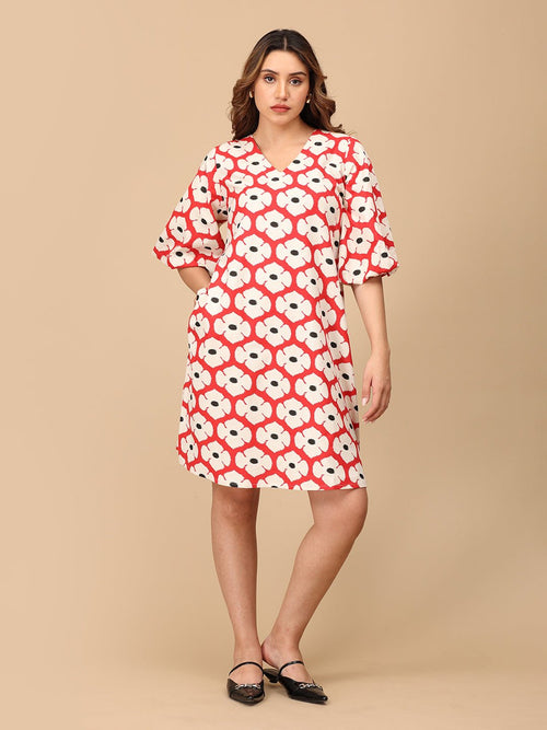 Multi Bloom Babe Women's Dress - Women's Dress