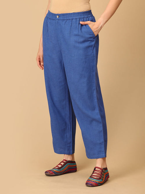 S Blue Fly High Embroidered Women's Co ord Set - Women's Co - ord Set