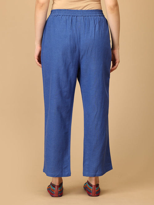 S Blue Fly High Embroidered Women's Co ord Set - Women's Co - ord Set