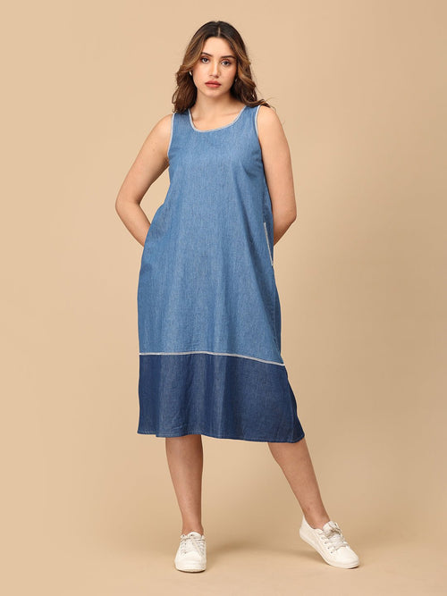 S Blue Me Away Women's Denim Chambray Dress - Women's Dress