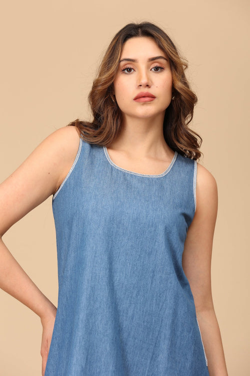 S Blue Me Away Women's Denim Chambray Dress - Women's Dress