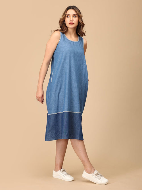 S Blue Me Away Women's Denim Chambray Dress - Women's Dress