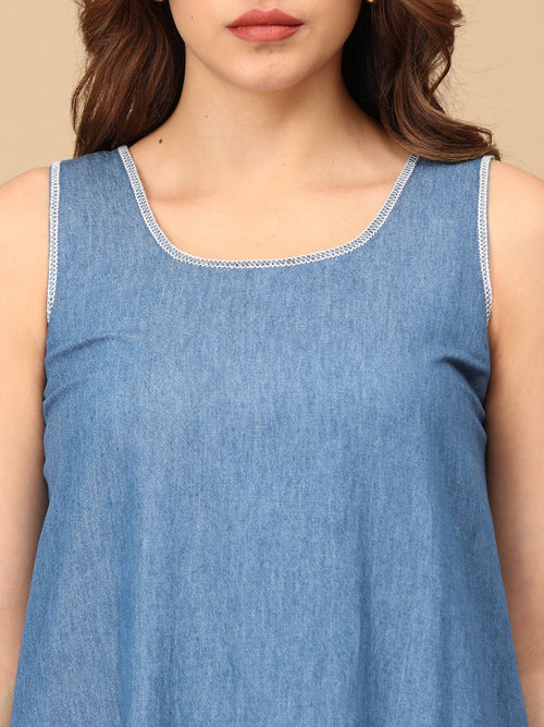 S Blue Me Away Women's Denim Chambray Dress - Women's Dress