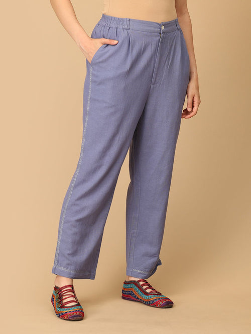 S Calmly Outlined Embroidered Women's Co ord Set - Women's Co - ord Set