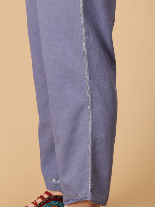 S Calmly Outlined Embroidered Women's Co ord Set - Women's Co - ord Set