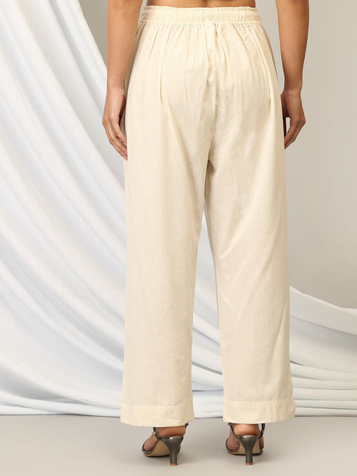 Cream Camelot Women's Co Ord Set - Women's Co-ord Set