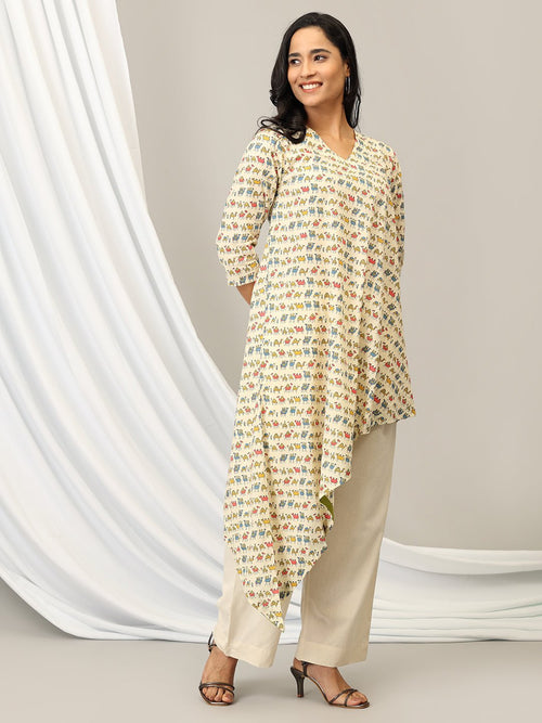 Cream Camelot Women's Co Ord Set - Women's Co-ord Set