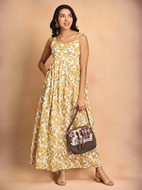 Beige Canary Charm Women's Dress - Women's Dress