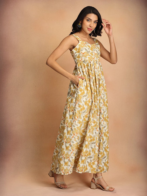 Beige Canary Charm Women's Dress - Women's Dress