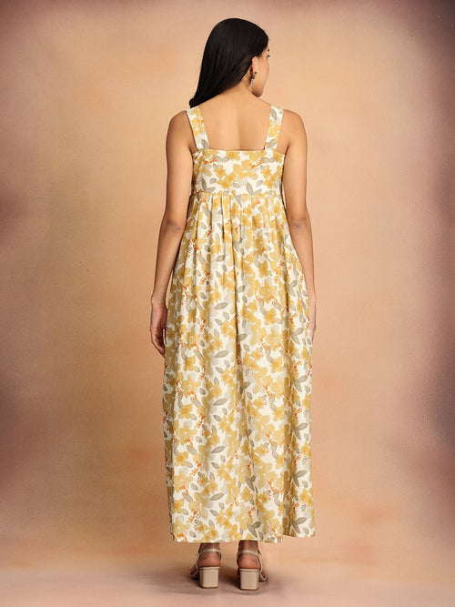 Beige Canary Charm Women's Dress - Women's Dress