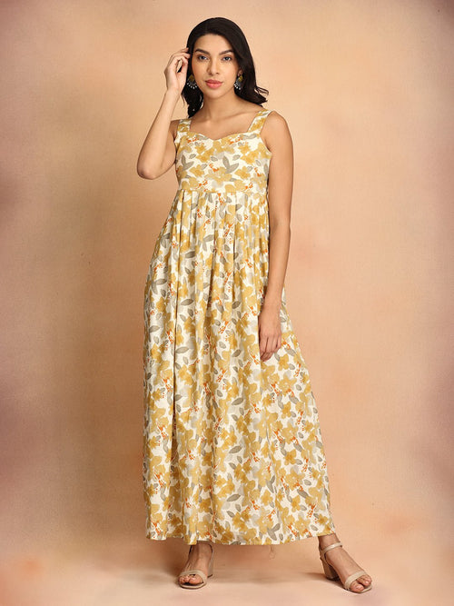 Beige Canary Charm Women's Dress - Women's Dress