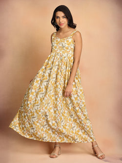 Beige Canary Charm Women's Dress - Women's Dress