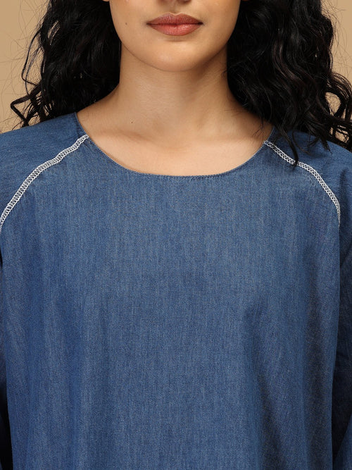 Blue Chambray - vo! Women's Co - ord Set - Women's Co - ord Set