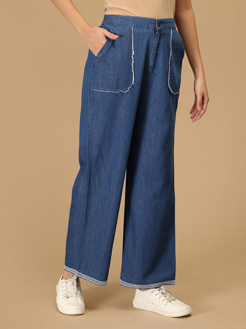 Blue Chambray - vo! Women's Co - ord Set - Women's Co - ord Set