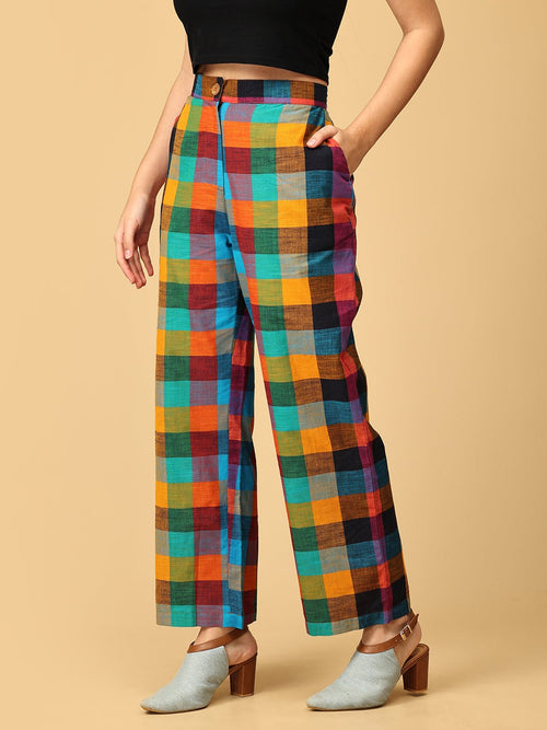 S Checkmate Chic Women's Trouser and Jacket Set - Women's Co - ord Set