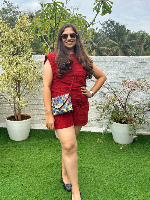 S Cranberry Sorbet Co - ord Set - Women's Co - ord Set