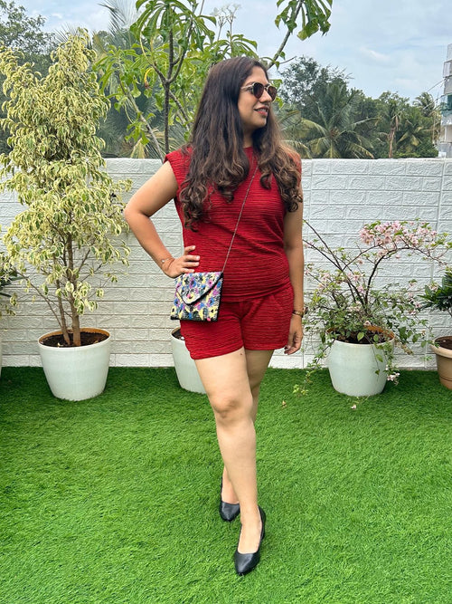 S Cranberry Sorbet Co - ord Set - Women's Co - ord Set