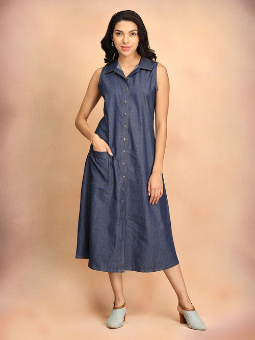 S Daring in Denim Women's Dress - Women's Dress