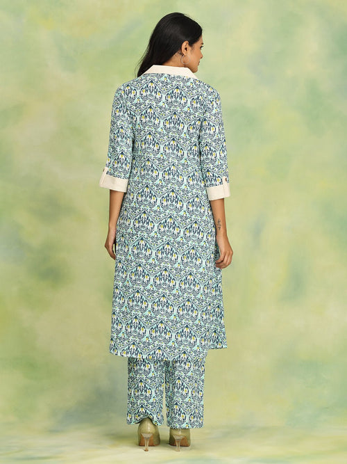 Blue Deep Dive Women's Co Ord Set - Women's Co-ord Set