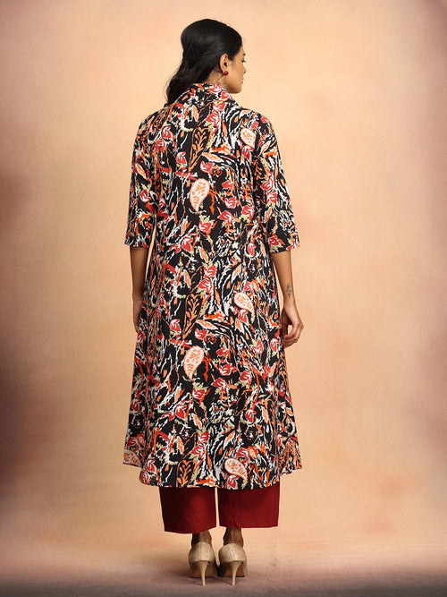 Black Dusk & Drama Women's Co Ord Set With Jacket - Women's Co-ord Set