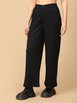 Black Ebonaire Women's Formal Trousers - Women's Bottoms