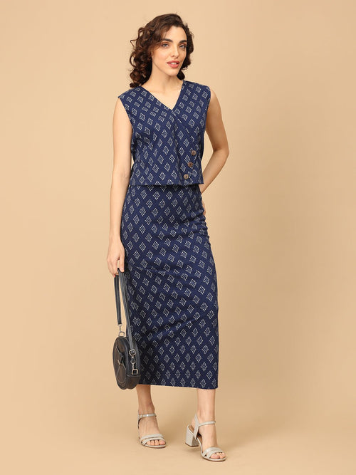 S Folk & Flow Women's Skirt and Top Set - Women's Co - ord Set