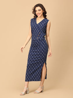 S Folk & Flow Women's Skirt and Top Set - Women's Co - ord Set