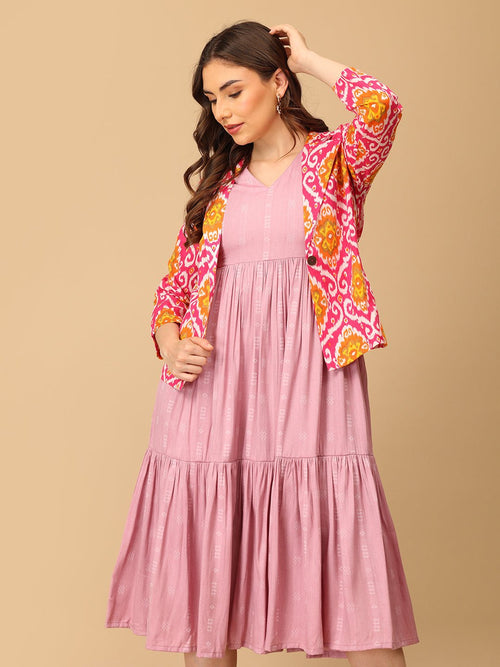 S Fuchsia Muse Women's Shacket Dress - Women's Dress