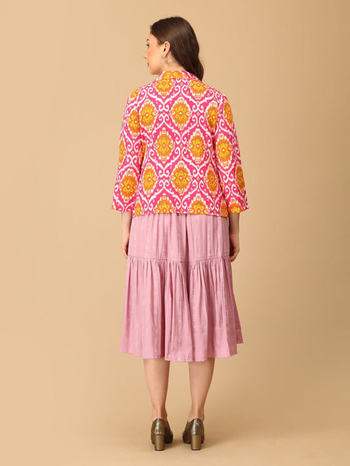 S Fuchsia Muse Women's Shacket Dress - Women's Dress