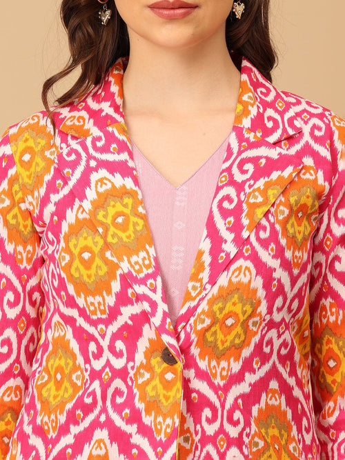 S Fuchsia Muse Women's Shacket Dress - Women's Dress