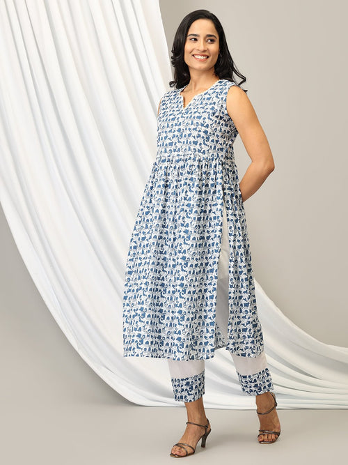 S Gaja Raja Mukhi Women's Ethnic Set - Women's Co - ord Set