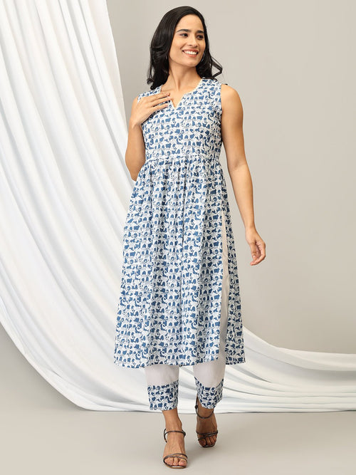 S Gaja Raja Mukhi Women's Ethnic Set - Women's Co - ord Set