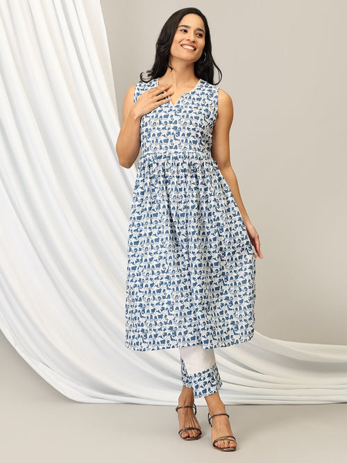 S Gaja Raja Mukhi Women's Ethnic Set - Women's Co - ord Set