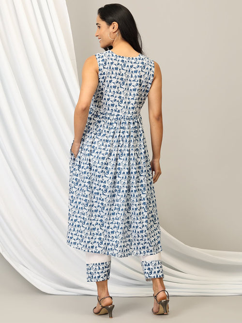 S Gaja Raja Mukhi Women's Ethnic Set - Women's Co - ord Set