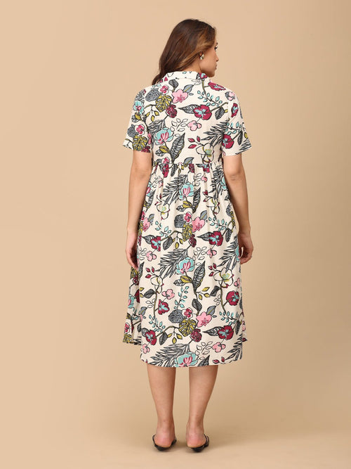 Multi Garden Graffiti Women's Dress - Women's Dress