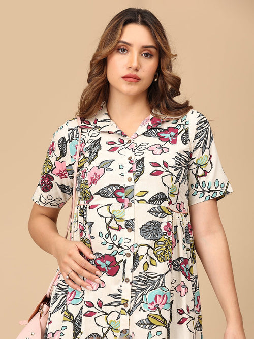 Multi Garden Graffiti Women's Dress - Women's Dress