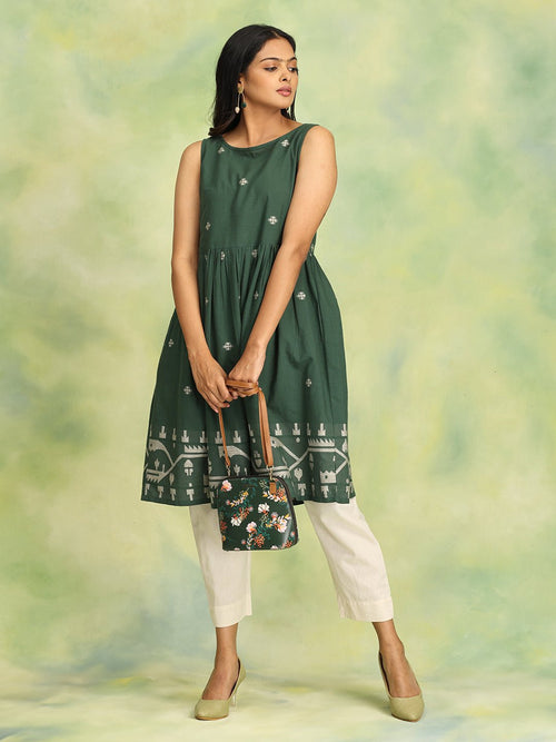 Grin & Green It Women's Handloom Co-ord Set - Women's Co-ord Set