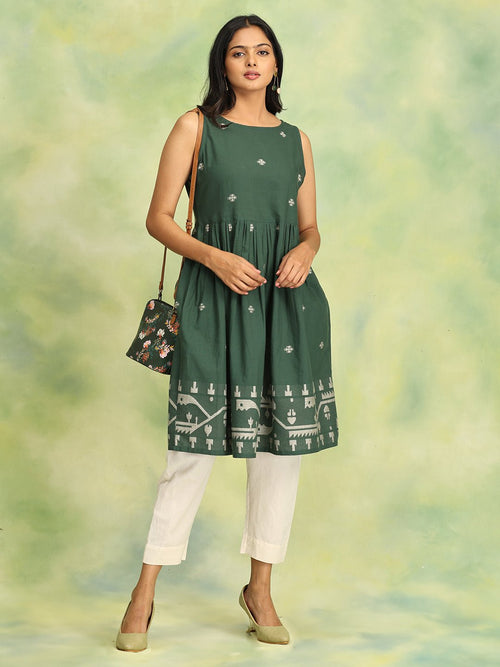 Grin & Green It Women's Handloom Co-ord Set - Women's Co-ord Set