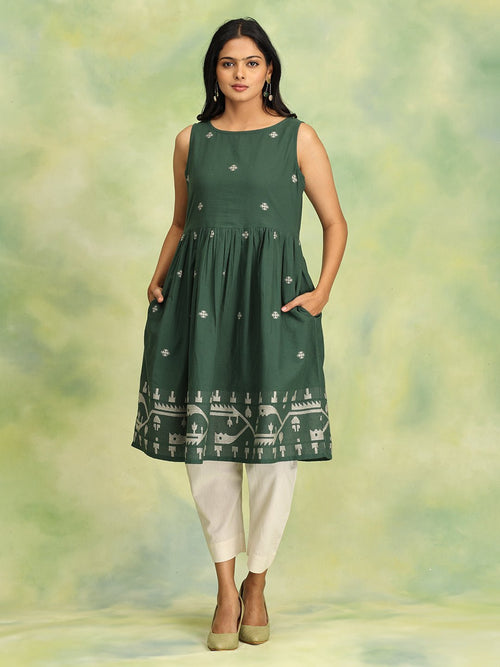 Grin & Green It Women's Handloom Co-ord Set - Women's Co-ord Set