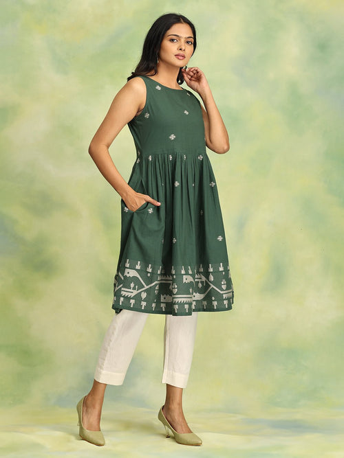 Grin & Green It Women's Handloom Co-ord Set - Women's Co-ord Set