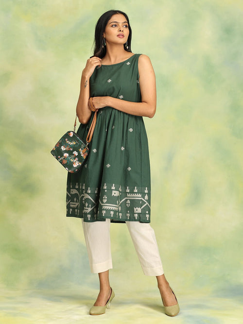 Grin & Green It Women's Handloom Co-ord Set - Women's Co-ord Set