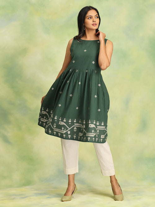 Grin & Green It Women's Handloom Co-ord Set - Women's Co-ord Set
