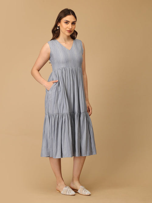 S Indigo Drift Women's Shacket Dress - Women's Dress